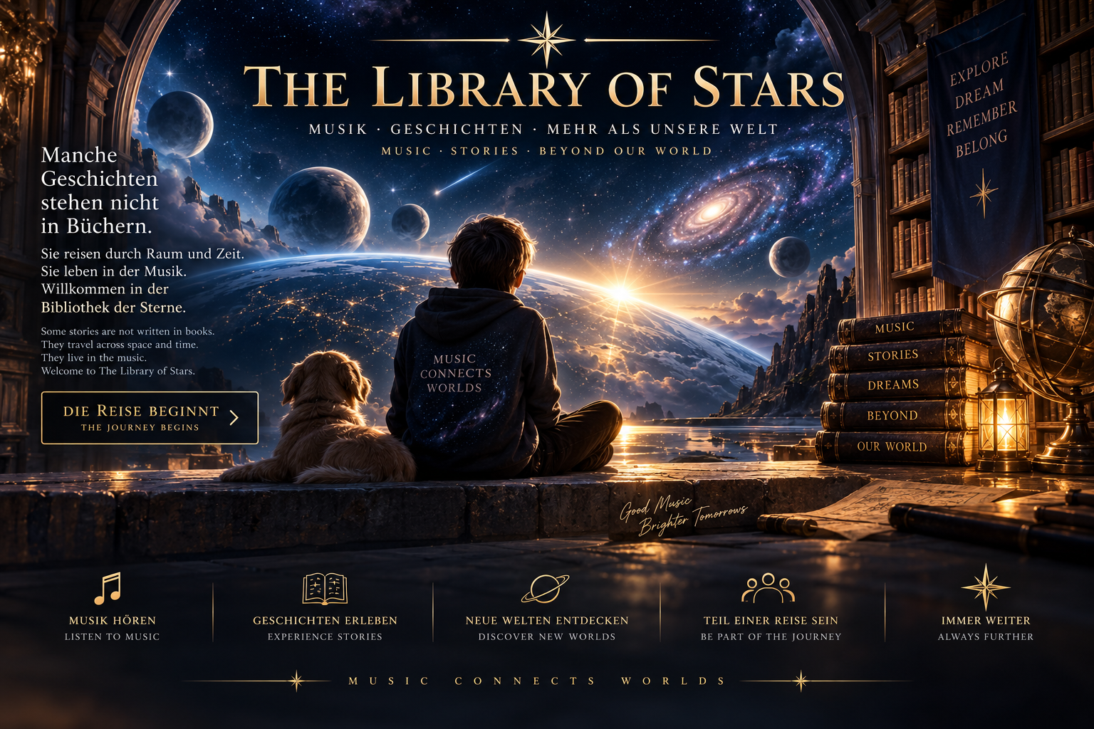 The Library of Stars – Musik, Geschichten und eine Reise durch die Sterne