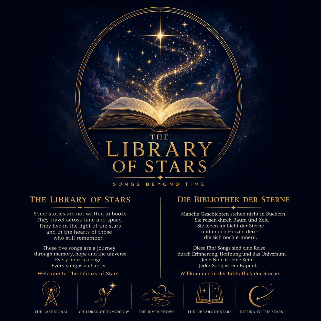 The Library of Stars logo